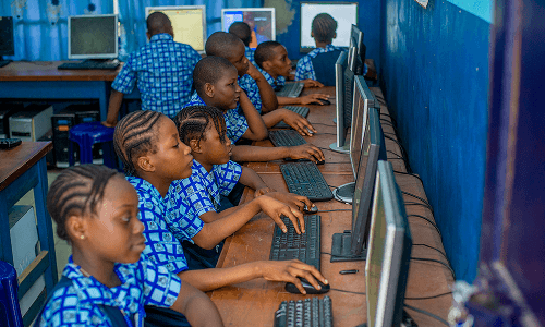 Happy Pupil in Brother Pius School